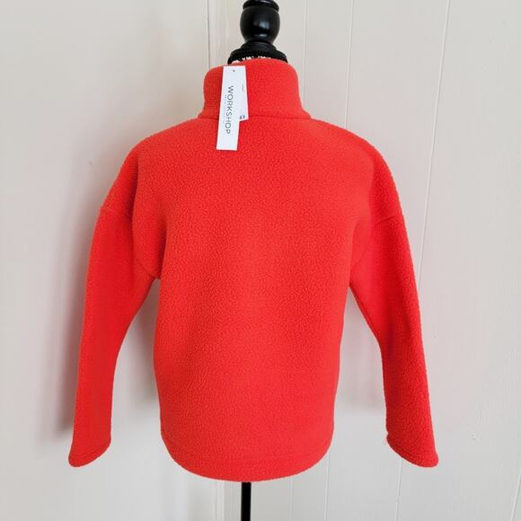 Workshop Republic Half Zip Long Sleeve Fleece Pullover - Picture 3 of 4